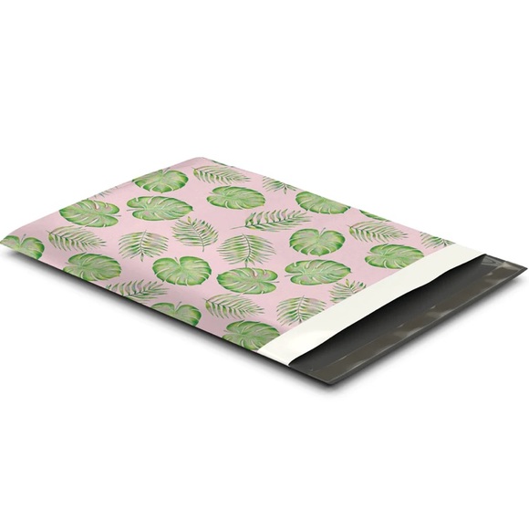 50 10X13 Poly Mailers Palm Leaves, Shipping Envelopes PRICE IS FIRM - Picture 10 of 12